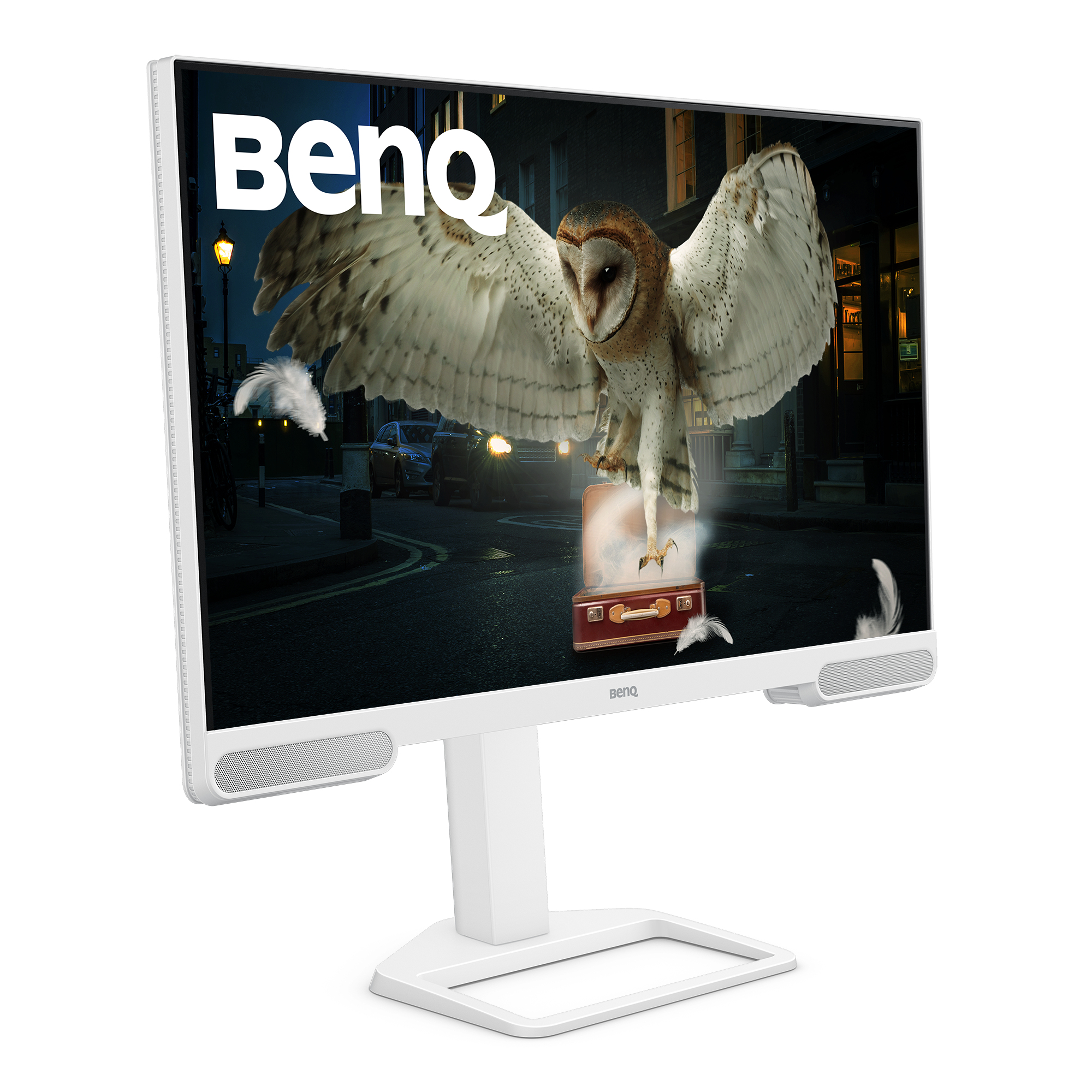 Benq 27" EW2790U Monitor - 3840x2160, 4K, LED, IPS, Hangszóró, Pivot, Fehér