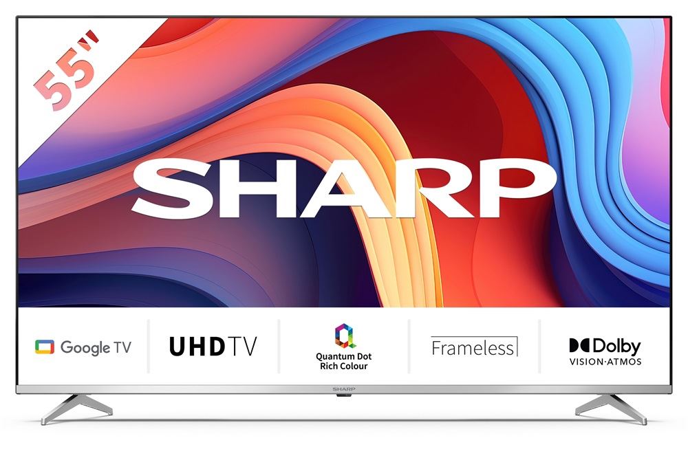 Sharp 55GP6260ES 55" 4K UHD Google Smart QLED TV Sharp 55GP6260ES 55" 4K UHD Google Smart QLED TV