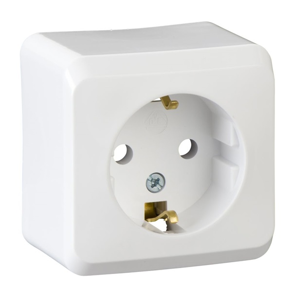 Schneider WDE001080 PRIMA 16A fehér 2P+F csatlakozóaljzat Schneider WDE001080 PRIMA 16A fehér 2P+F csatlakozóaljzat