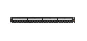 NIKOMAX 24-port Patch Panel 1U Black