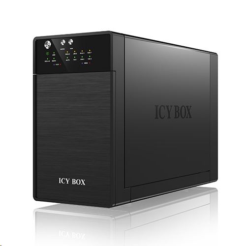 Raidsonic IcyBox IB-RD3620SU3 External dual RAID system for 3.5" SATA I/II/III HDD with USB 3.0 and eSATA