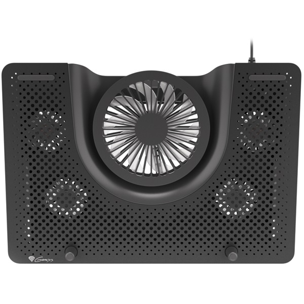 Natec Genesis Oxid 550 15.6"-17.3" Notebook hűtő fekete-piros (NHG-1411)