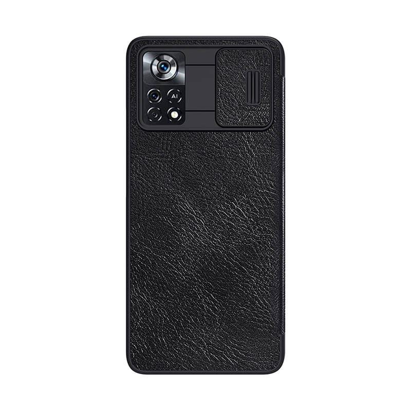 Nillkin Qin Leather Pro Xiaomi Poco X4 Pro 5G tok fekete (042629)