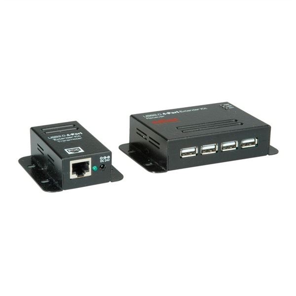 Roline USB 2.0 4 portos Extender (12.04.1101-4) Roline USB 2.0 4 portos Extender (12.04.1101-4)