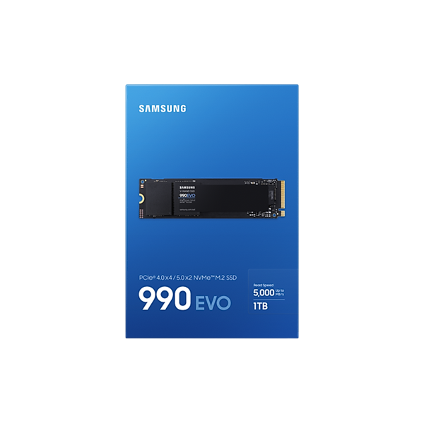 SAMSUNG 990 EVO PCIe 4.0 x4 / 5.0 x2 NVMe M.2 SSD 1TB