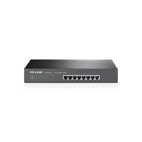TP-Link TL-SG1008 10/100/1000Mbps 8 portos switch (fém ház) TP-Link TL-SG1008 10/100/1000Mbps 8 portos switch (fém ház)