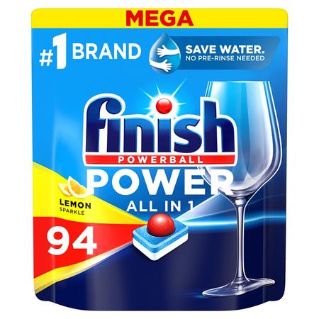 FINISH Power All in One 94 db Mosogatógéptabletta   Lemon