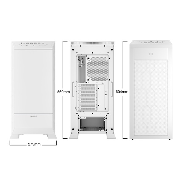 Be Quiet! Dark Base Pro 901  EATX Számítógépház Fehér