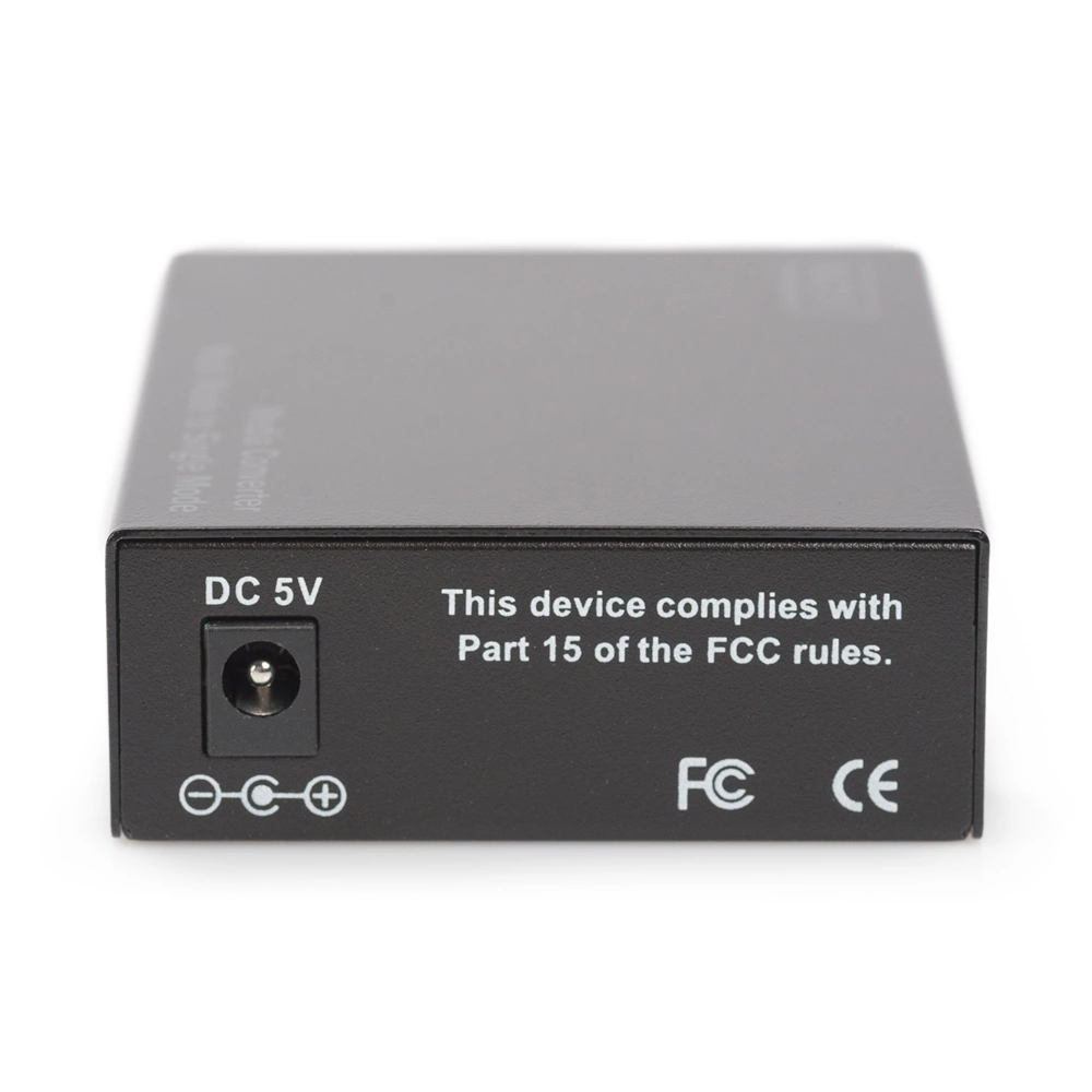 Digitus DN-82124  1000 Mbit/s 1310 nm Single-mode  Multi-mode hálózati média konverter Fekete