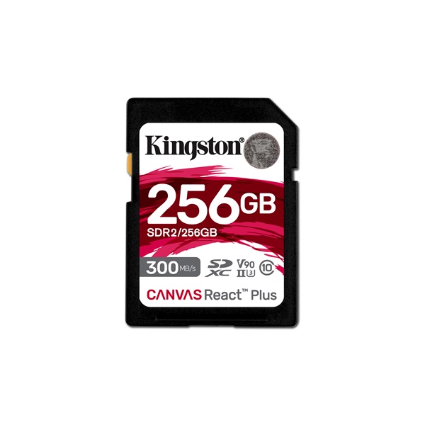 256GB SDHC Kingston Canvas React Plus CL10 UHS-II U3 V90 memóriakártya (SDR2/256GB) 256GB SDHC Kingston Canvas React Plus CL10 UHS-II U3 V90 memóriakártya (SDR2/256GB)