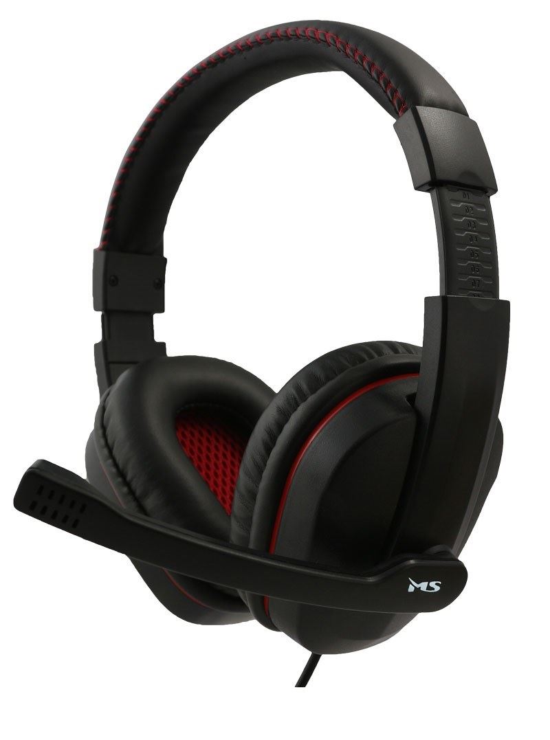 MS Icarus C300 gaming headset fekete-piros (MSP50014)
