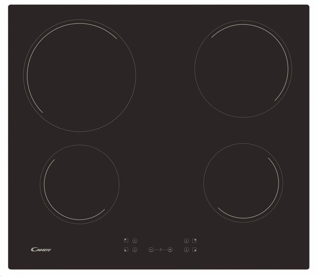 Candy CH 64 CCB beépíthető kerámia főzőlap fekete