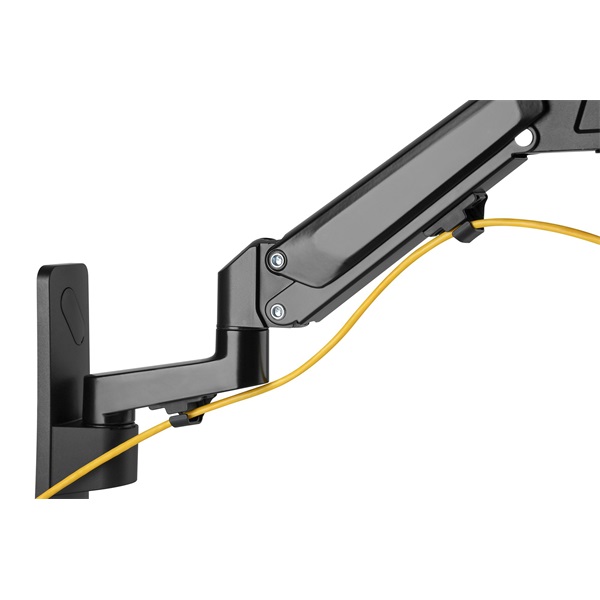 Digitus DA-90428 Univerzális monitor fali tartó gázrugóval és forgókarral 17"-43" Fekete