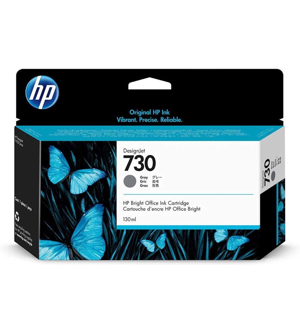 HP 730 DesignJet tintapatron 130ml szürke (P2V66A) HP 730 DesignJet tintapatron 130ml szürke (P2V66A)