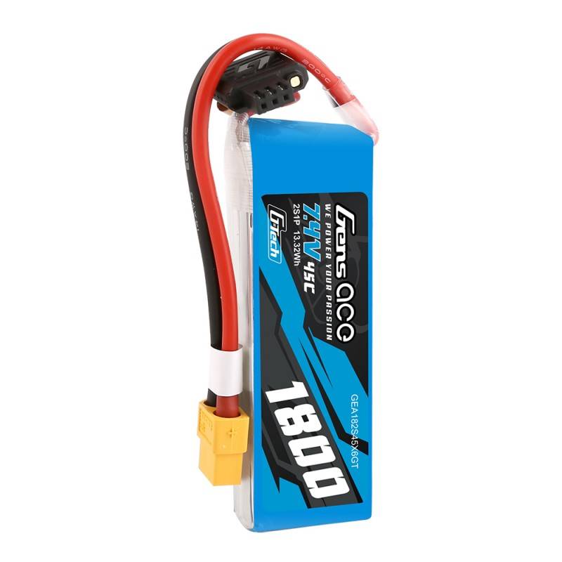 GensAce G-Tech LiPo 1800mAh 7.4V 45C 2S1P XT60 akkumulátor