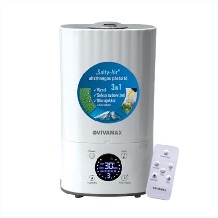 Vivamax GYVH48 3az1-ben Salty-Air Premium ultrahangos párásító Vivamax GYVH48 3az1-ben Salty-Air Premium ultrahangos párásító