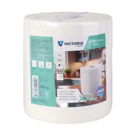 VICTORIA HYGIENE Fine XXL tekercses 2 rétegű 500 lap Kéztörlő