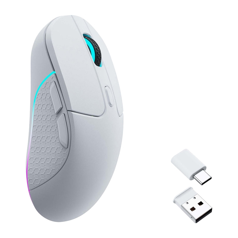 Keychron M3 RGB 1000Hz vezeték nélküli játék egér Fehér  [M3-A3].