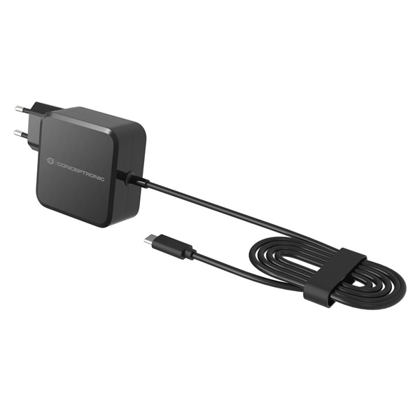 Conceptronic OZUL05BE USB-C 100W 3,3-21V 1,8m Univerzális Töltő adapter Fekete Conceptronic OZUL05BE USB-C 100W 3,3-21V 1,8m Univerzális Töltő adapter Fekete