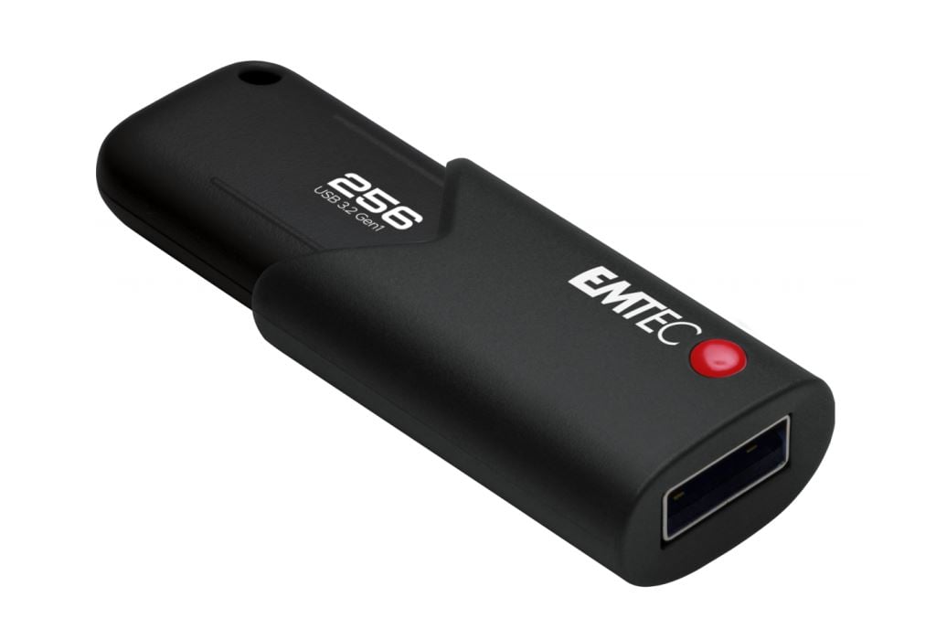 Pen Drive 256GB Emtec Click Secure B120 USB 3.2 (ECMMD256GB123) Pen Drive 256GB Emtec Click Secure B120 USB 3.2 (ECMMD256GB123)
