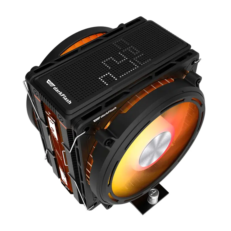 Darkflash E400 processzorhoz Aktív hűtés Fekete
