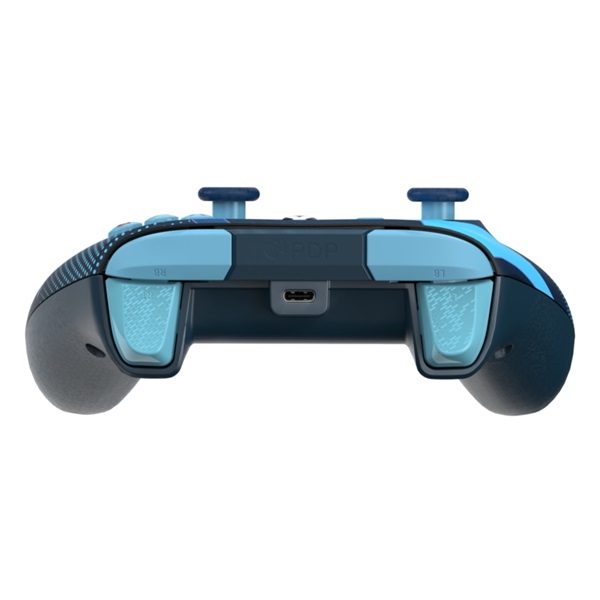 PDP Rematch Glow Adevanced Xbox Series X|S/Xbox One/PC Blue Tide Glow in the Dark vezetékes kontroller