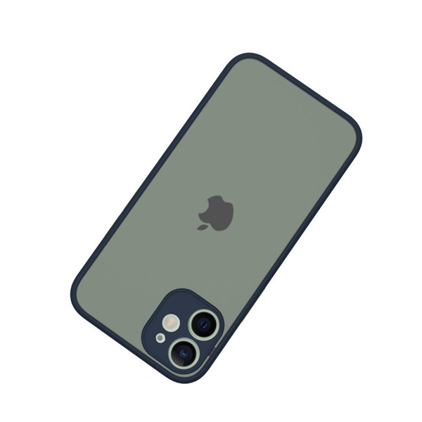 Cellect iPhone SE 2022/2020/8/7 műanyag tok kék zöld (CEL-MATT-IPHSE22-BLG)