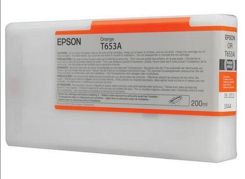 Epson T653A tintapatron narancssárga 200ml Eredeti