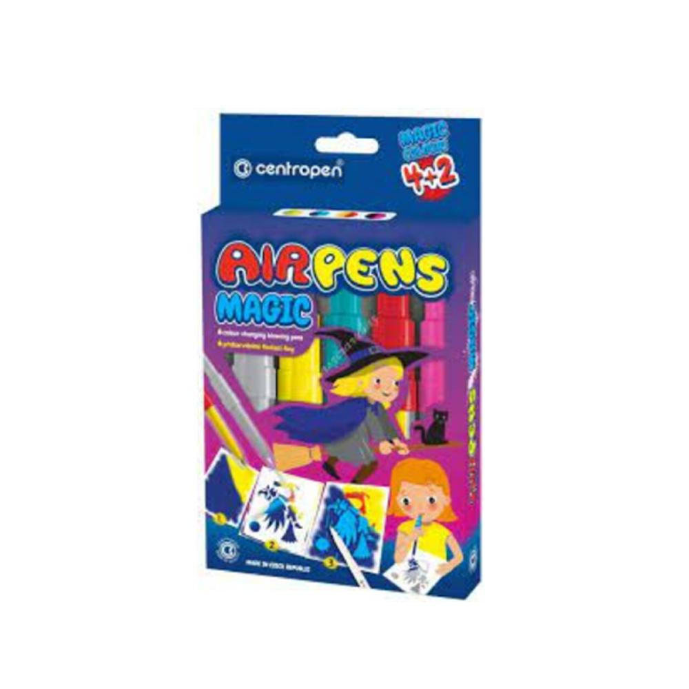 Centropen Filctoll fújós készlet  AIRPENS 1549 Magic 5+1 klf. szín (1549/06)