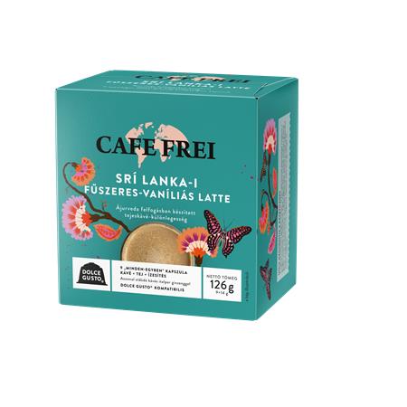 CAFE FREI "Srí Lanka-i fűszeres-vaníliás latte" Dolce Gusto kompatibilis  9 db Kávékapszula