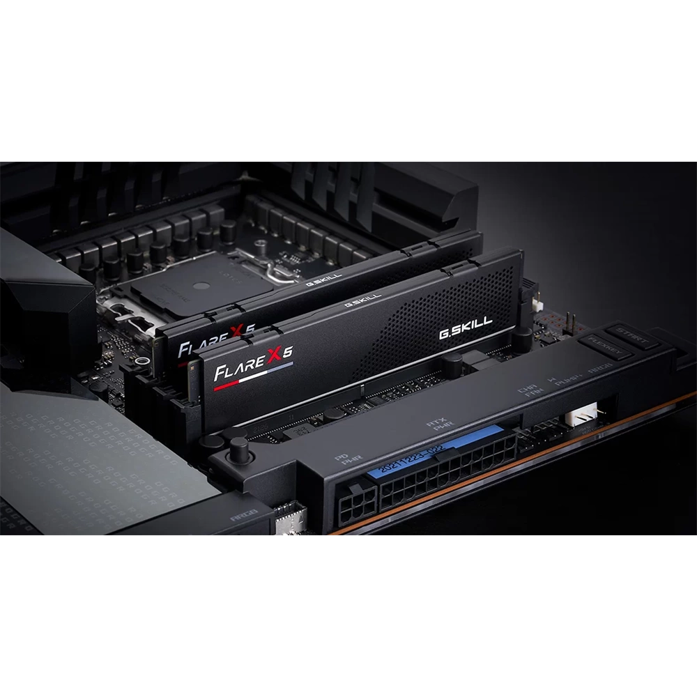 G.SKILL Flare X5 32GB Kit2 (2x16GB) DDR5 6000Mhz CL28-36-36-96 1.40V AMD EXPO Memória Fekete