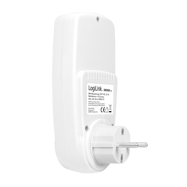 LogiLink fogyasztásmérő dugalj (EM0003)