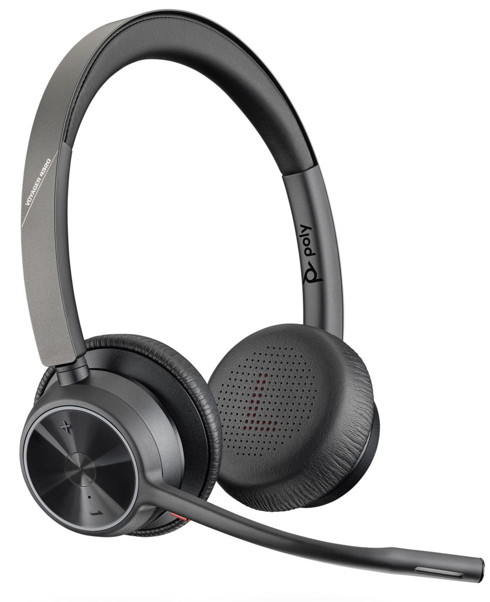 Poly Voyager 4320 C UC USB-A sztereó Bluetooth headset (218475-01)