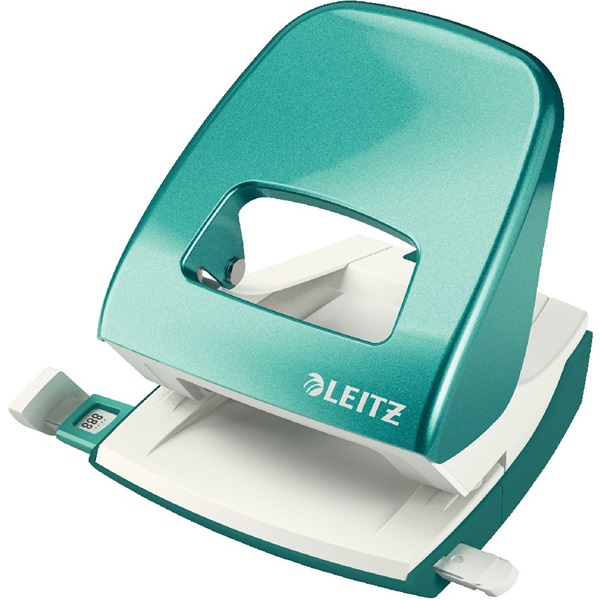 Leitz "New NeXXt WOW" fém lyukasztó jégkék (E50081051)