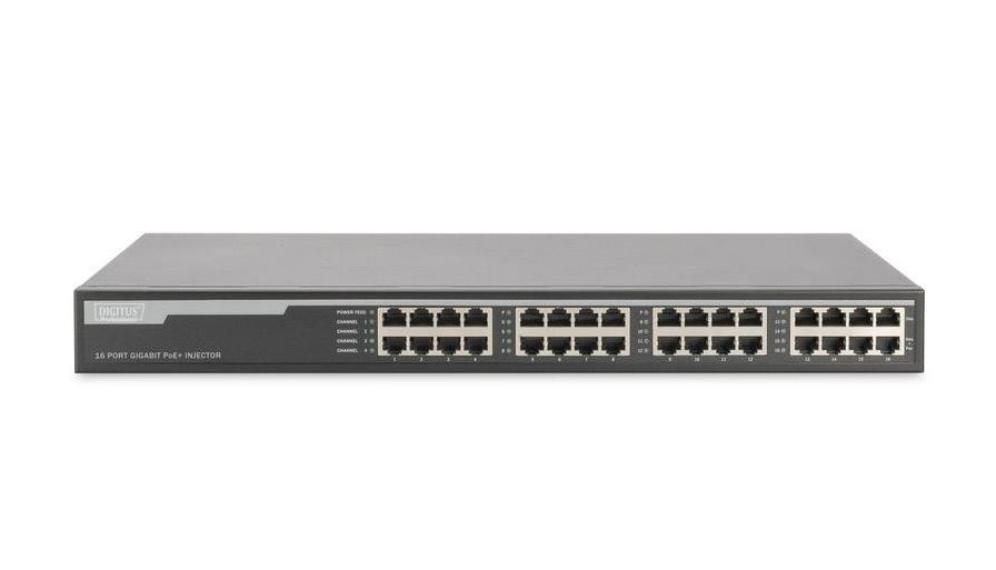 Digitus 10G Ethernet 16 port PoE+ 250W tápfeladó (DN-95116)