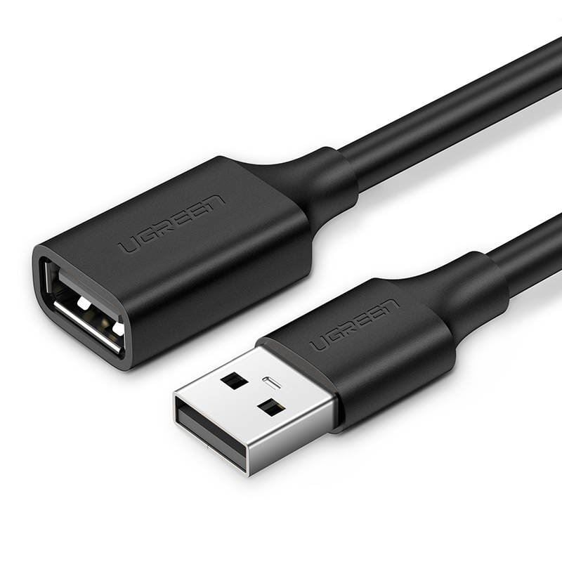 UGREEN US103 USB 2.0 hosszabbító kábel 3m fekete (10317) UGREEN US103 USB 2.0 hosszabbító kábel 3m fekete (10317)