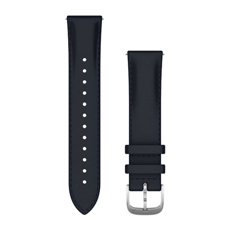 Garmin óraszíj Vivomove 3 navy kék bőr, ezüst csattal (QR 20 mm) (010-12924-20) Garmin óraszíj Vivomove 3 navy kék bőr, ezüst csattal (QR 20 mm) (010-12924-20)