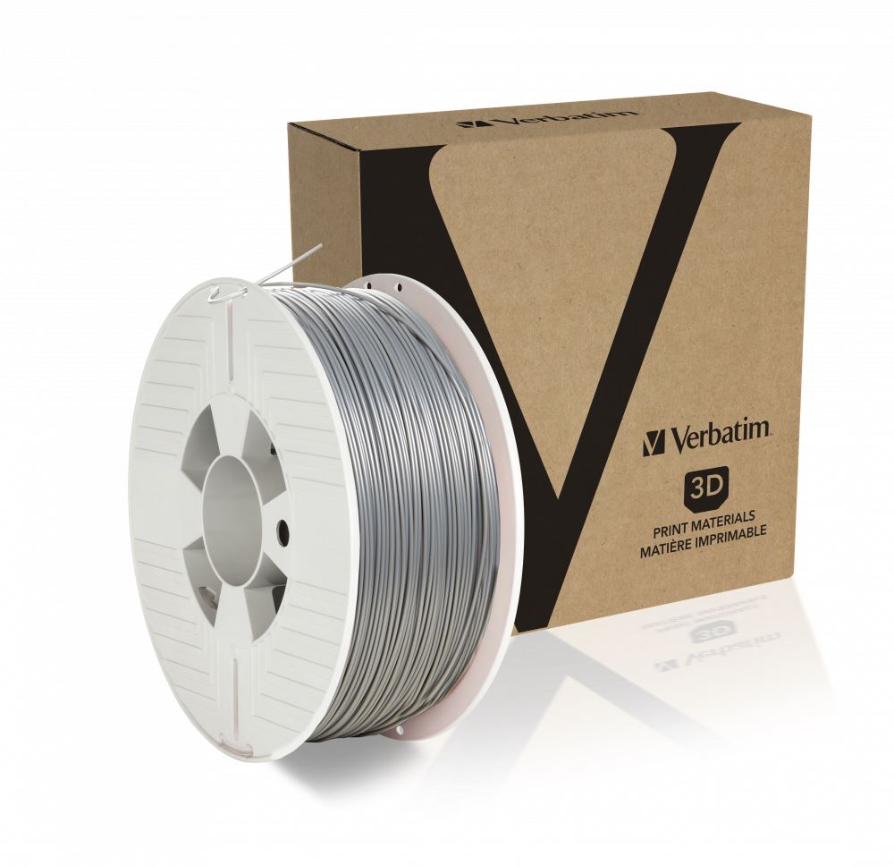 Verbatim PLA filament 1.75mm, 1kg alumínium szürke (55319)