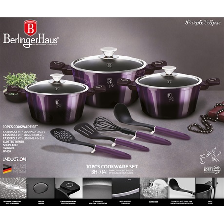 Berlinger Haus BH/7141 EDÉNYKÉSZLET 10 RÉSZES