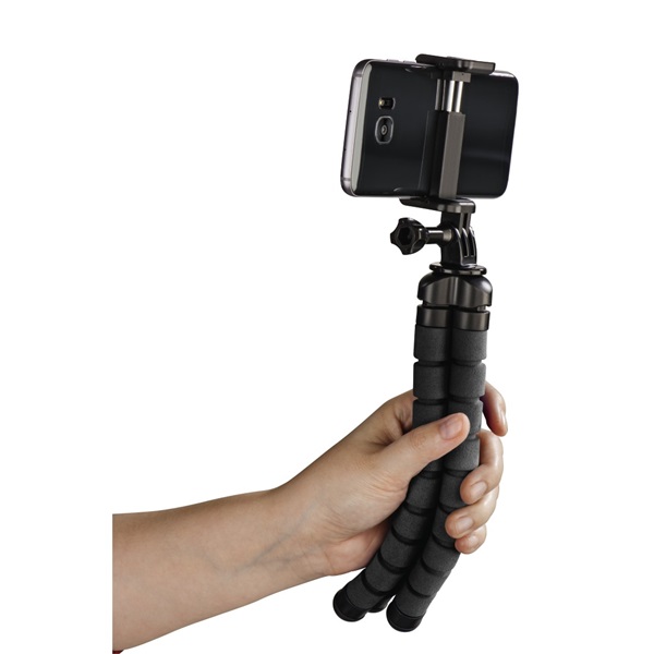 Hama GoPro/okostelefon Flex 26cm midi tripod fekete (4613) Hama GoPro/okostelefon Flex 26cm midi tripod fekete (4613)