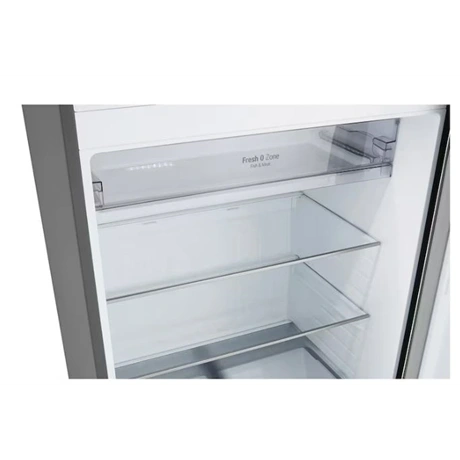 Lg GTFV61PYBQD  Felülfagyasztós hűtőszekrény, E energiaosztály, Inox