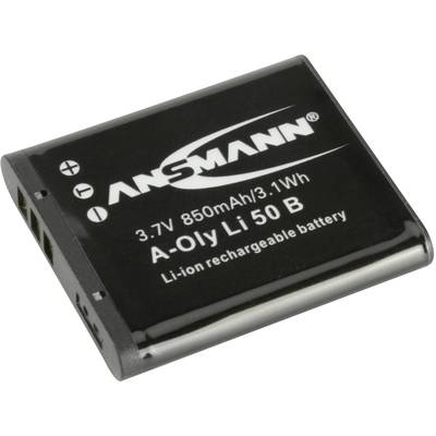 LI-50B Olympus kamera akku 3,7V 850 mAh, Ansmann