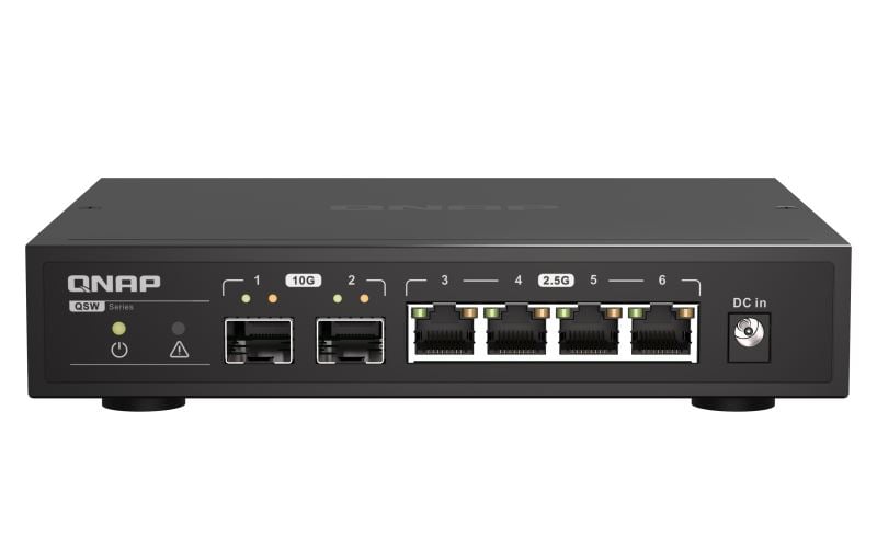 QNAP QSW-2104-2S 4x2.5GbE + 2x10GbE switch QNAP QSW-2104-2S 4x2.5GbE + 2x10GbE switch