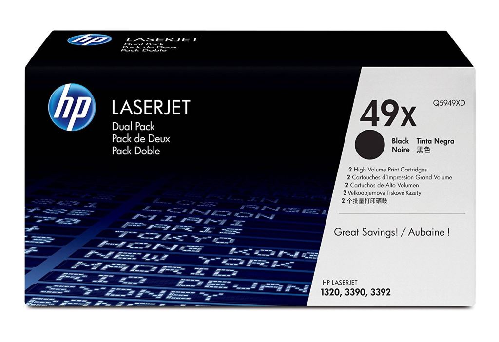 HP Q5949XD fekete toner (49X) dupla csomag
