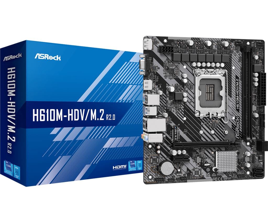 ASRock H610M-HDV/M.2 R2.0 alaplap ASRock H610M-HDV/M.2 R2.0 alaplap