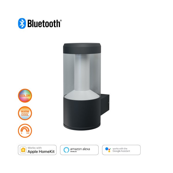 Ledvance Smart+ BT okos kültéri lámpa Modern Lantern Wall okos, vezérelhető intelligens fényforrás Ledvance Smart+ BT okos kültéri lámpa Modern Lantern Wall okos, vezérelhető intelligens fényforrás