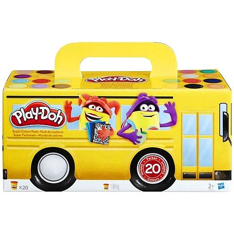 Hasbro Play-Doh: Szuper színek 20db-os gyurmaszett (A7924)
