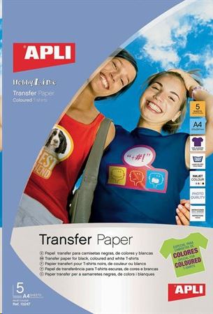 APLI fólia, vasalható, A4, tintasugaras nyomtatóba, sötét pólóhoz (FOTA10247) APLI fólia, vasalható, A4, tintasugaras nyomtatóba, sötét pólóhoz (FOTA10247)