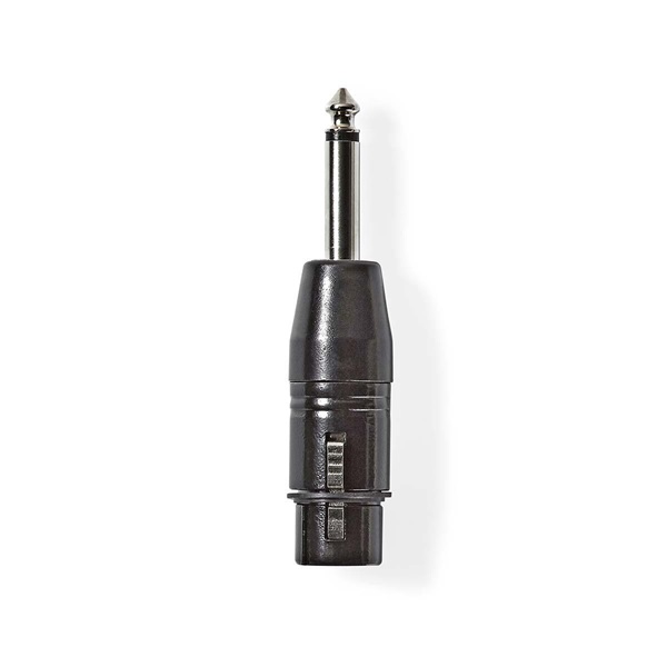Nedis COTP15940BK 6,35 Jack dugó - 3P XLR aljzat adapter