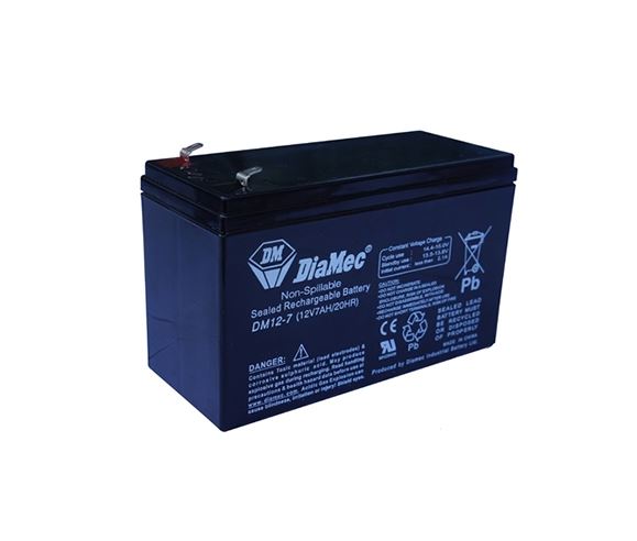 Diamec zselés ólomsavas gondozásmentes akkumulátor 12V 7000mAh 151x99x65mm (DM12-7) Diamec zselés ólomsavas gondozásmentes akkumulátor 12V 7000mAh 151x99x65mm (DM12-7)
